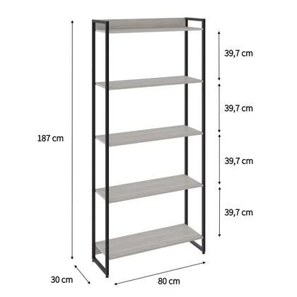Imagem de Estante Multiuso 05 Prateleiras 187x80cm Dynamica
