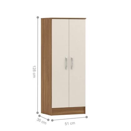 Imagem de Estante Multiuso 2 Portas Sage Amendola Off-White