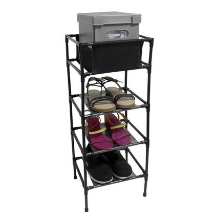Imagem de Estante Multiuso 4 Prateleiras Organizadora Casita