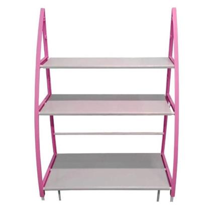 Imagem de Estante organizador lavanderia suporte maquina lavar banheiro quintal multiuso 3 prateleiras por treco produtos de limpe