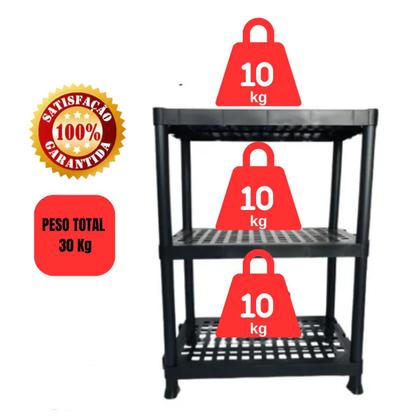 Imagem de Estante organizadora 3 e 4 Prateleiras Multiuso Modular Reforçada