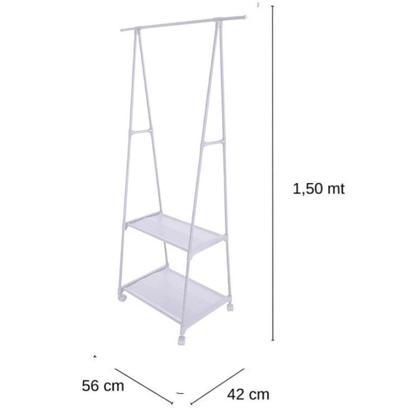 Imagem de Estante Organizadora Multiuso com Rodinhas e TNT