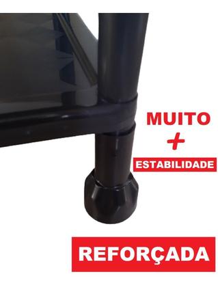 Imagem de Estante Organizadora Multiuso Prateleira com 3 andares
