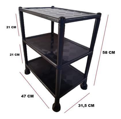 Imagem de Estante Organizadora Multiuso Prateleira com 3 andares