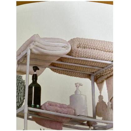 Imagem de Estante Organizadora Prateleira Multifuncional Banheiro Serviço 3 Andares Branco