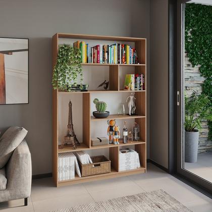 Imagem de Estante para Livros 180cmx120cm 5 Prateleiras Seattle Yescasa