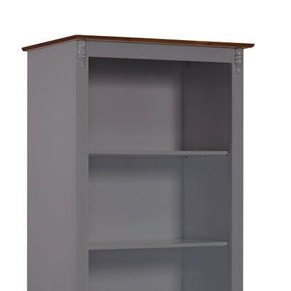 Imagem de Estante para Livros 3 Prateleiras 1 Gaveta Pés Luis XV 60201 Linz Móveis