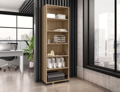 Imagem de Estante para Livros 5 Prateleiras 188cmx60,5cm Office Móveis Leão