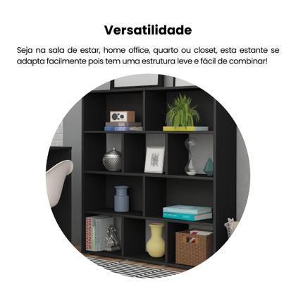 Imagem de Estante para Livros com 10 Nichos Book