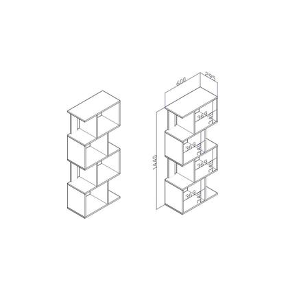 Imagem de Estante para Livros com Nichos ESM218