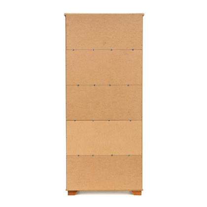Imagem de Estante para Livros com Porta de Vidro Ananda Cabecasa Madeiramadeira Off-white/Mel