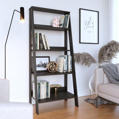 Imagem de Estante para Livros Escada 140cmx122cm 4 Prateleiras Tok Yescasa