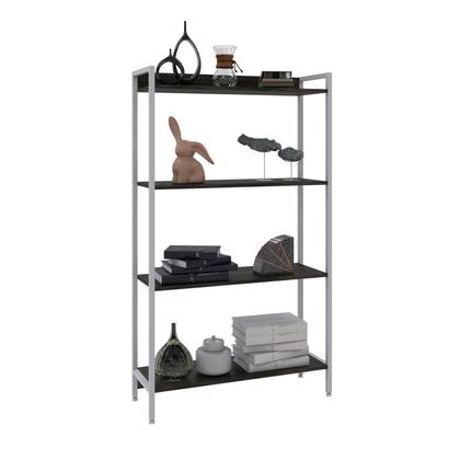 Imagem de Estante para Livros Industrial Aço Multiuso 4 Prateleiras 146cmx80cm Active Yescasa