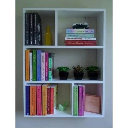Imagem de Estante para Livros Madeira Multiuso Organizadora MDF15MM