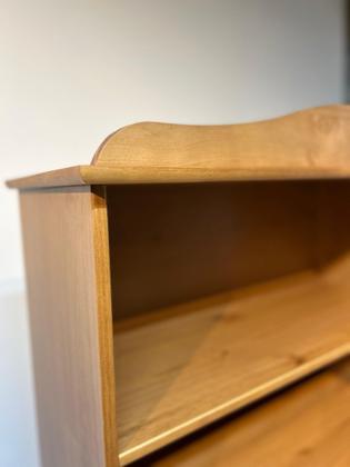 Imagem de Estante para Livros Rústica 100% Madeira Maciça 5 Prateleiras Escritório e Sala Linha Rubi