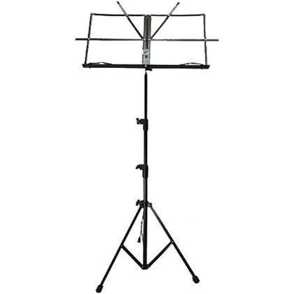 Imagem de Estante para Partitura Dobrável Orquezz em Metal Preto Altura Ajustável com Estojo