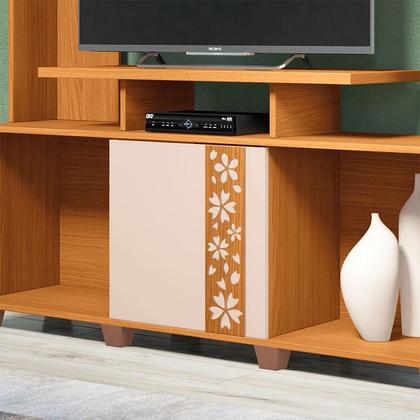 Imagem de Estante para Sala Milla Cinamomo Off White  HB Móveis