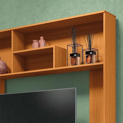 Imagem de Estante Para Sala Milla Cinamomo Off White - Hb Móveis