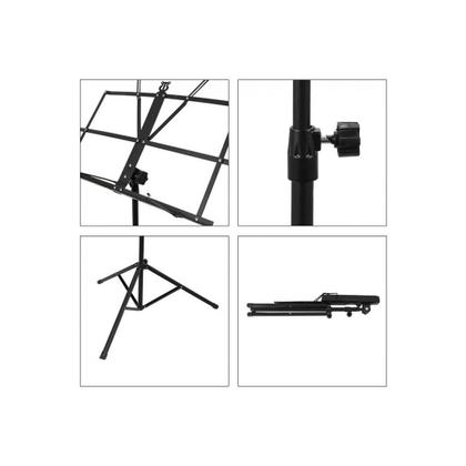 Imagem de Estante Partitura Suporte Pedestal Cavalete com Bolsa de Transporte