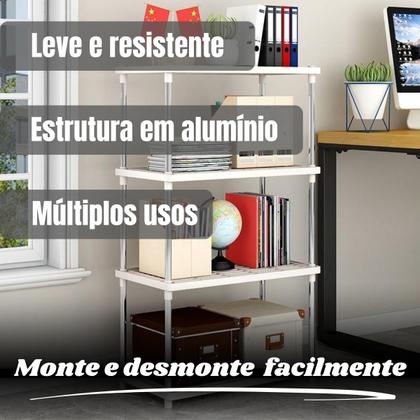 Imagem de Estante Plastica Modular Prateleiras Multiuso Organizadora