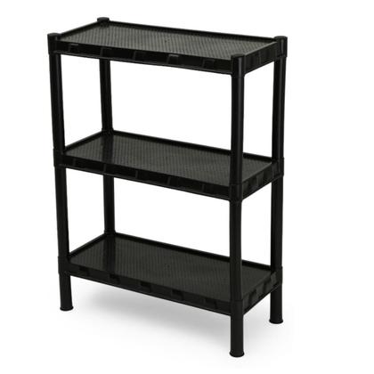 Imagem de Estante Plástica Prateleira Organizadora Modular Multiuso 3 Andares Resistente 7 kgs