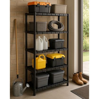 Imagem de Estante Prateleira 5 Andares Organizadora Modular Multiuso Plástico Grande