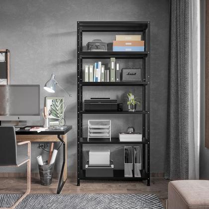 Afted rack 本棚 900x350x900mm Estante Prateleira Aço 90Cm Com 6 Bandeja Reforçada 120kg - JGC