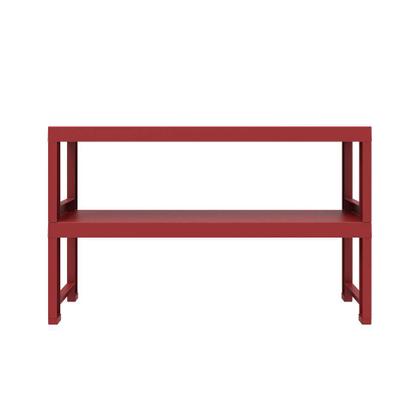 Estante Quadra com 2 Prateleiras Merlot - I''m In Home' Imagem de Estante Quadra com 2 Prateleiras Merlot