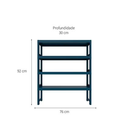 Imagem de Estante Quadra com 4 Prateleiras Navy