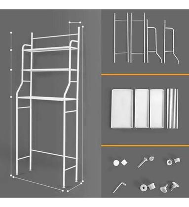 Imagem de Estante Rack  Com 3 Prateleiras Para Lavanderia