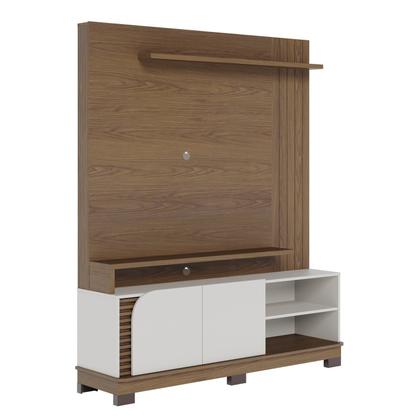 Imagem de Estante Ripado para TV até 65 Polegadas 2 Portas Jurerê 150cm