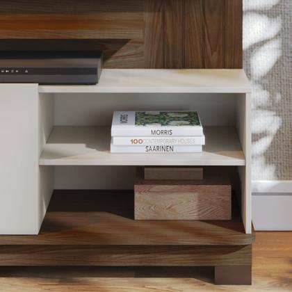 Imagem de Estante Ripado para TV até 65 Polegadas 2 Portas Jurerê 150cm