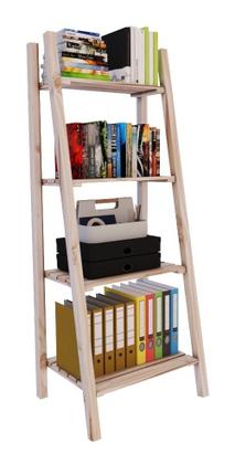 Imagem de Estante Sala Multiuso Livro Revistas Vertical Madeira Pinus