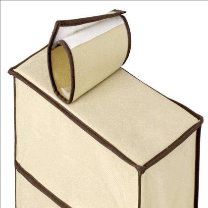 Imagem de Estante Sapateira Vertical 10 Divisorias Organizador Cabideiro Armario Prateleiras Closet