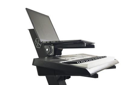 Imagem de Estante teclado piano digital duplo notebook Ask PMD3