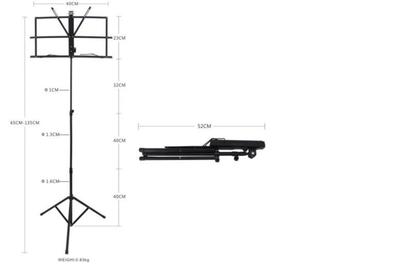 Imagem de Estante Tripé Para Partituras Musicais Articulável Marca HALK