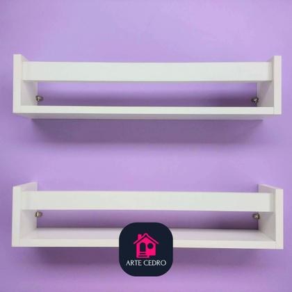 Imagem de Estantes Infantis de Livros Brinquedos Pelúcia Prateleira de Bonecos Carrinho Quarto de Bebê Organizador Mdf 5un 40 cm