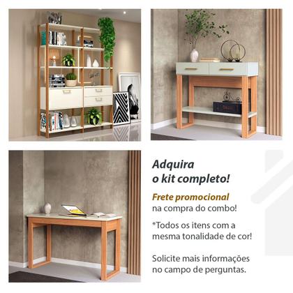 Imagem de Estantes Sala Prateleiras E Gavetas Industrial 100% MDF