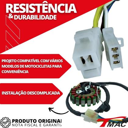 Imagem de Estator Gerador Xr 250 Tornado 2001 Até 2008 Mod Original