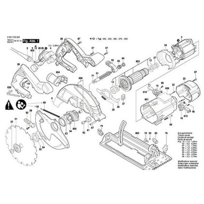 Imagem de Estator para Serra Circular GKS 190 em 220V 1619P04474 BOSCH