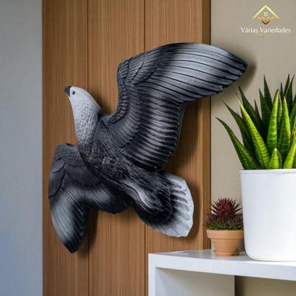 Imagem de Estátua Águia Parede e Gavião Espanta Pombos Maritaca 2 Pçs Pintura Exclusiva VARIAS VARIEDADES