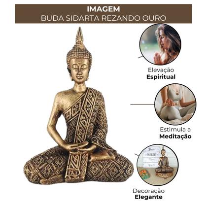 Imagem de Estatua Buda Sentado Budismo Meditação Arte Budista Decoração Jardim