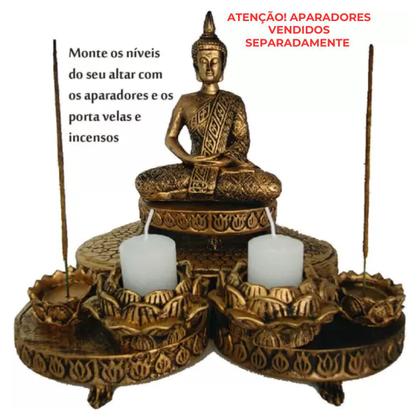 Imagem de Estatua Buda Sentado Budismo Meditação Arte Budista Decoração Jardim