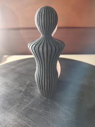 Imagem de Estatua Casal Apaixonado Decoração Enfeite Sala Escritório 2 Preto E Branco