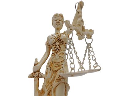Imagem de Estátua Dama Da Justiça Têmis Deusa 15cm Símbolo Do Direito