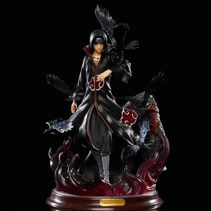 Imagem de Estátua de Naruto Uchiha Itachi - Modelo Anime 28cm para Decoração de Casa