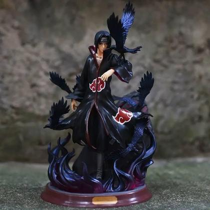 Imagem de Estátua de Naruto Uchiha Itachi - Modelo Anime 28cm para Decoração de Casa
