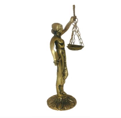 Imagem de Estátua Deusa Dama Justiça Direito Têmis Bronze