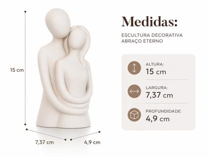 Imagem de Estátua Escultura Casal Dia dos Namorados Mãe Pai Decoração