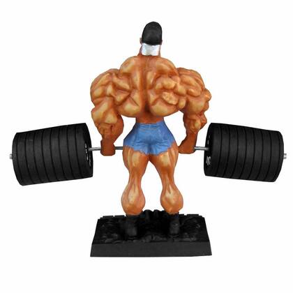 Imagem de Estatua levantamento terra musculação decoração